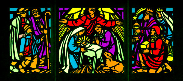 Bild Großes Altar - Weihnachtstransparent